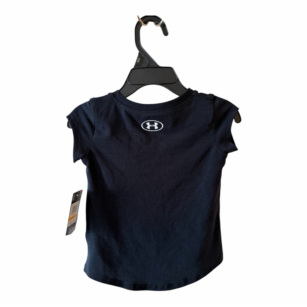 Toddler Under Armour Navy and Pink Graphic Tee - Picture 3 of 4